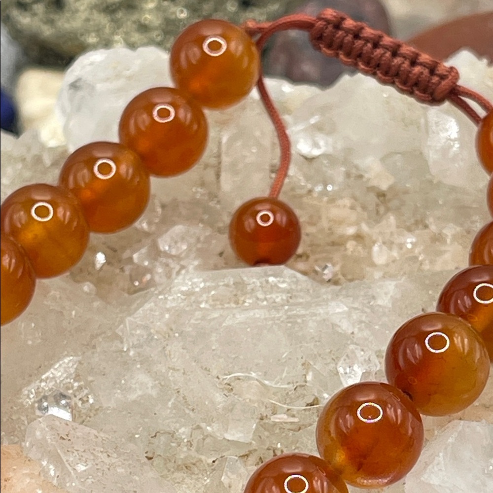 3.19.26-6 Sophisticated Carnelian Bolero Bracelet - Picture 4 of 10